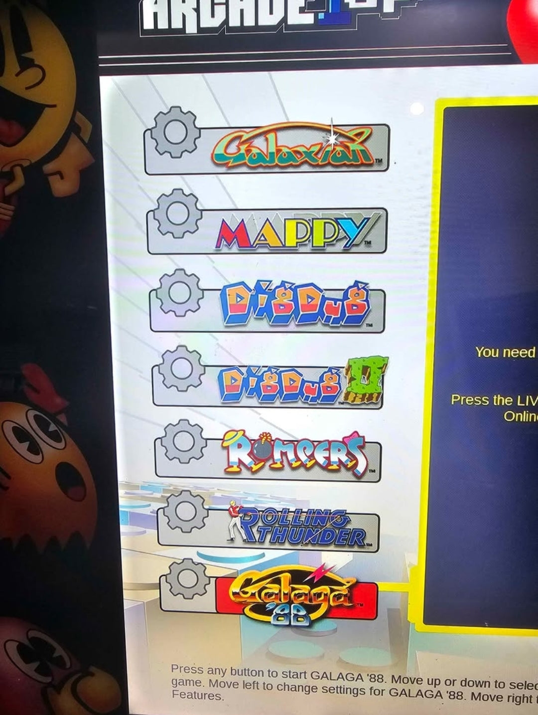 Pac-Mania w/ Riser by Arcade1Up