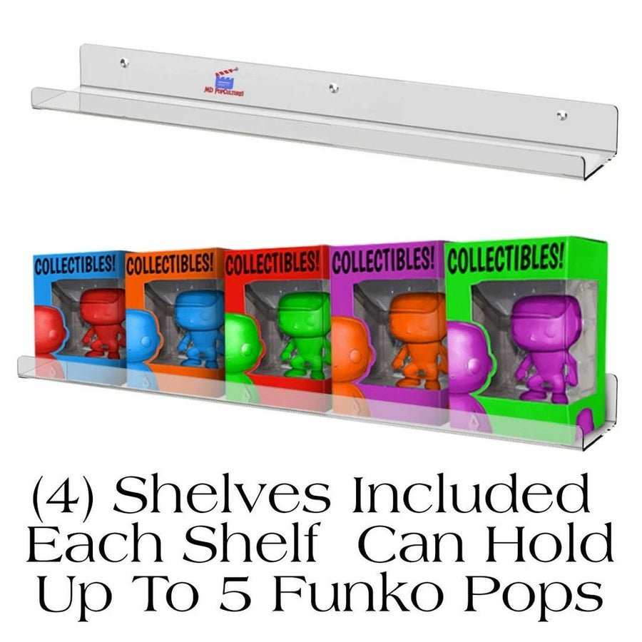 MD Elite Funko Pop Display Shelving (Box Of 4)