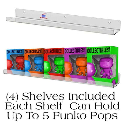 MD Elite Funko Pop Display Shelving (Box Of 4)