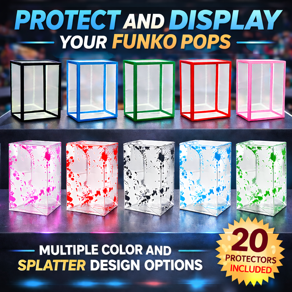 Premium Funko Pop Protectors - Pack Of 20