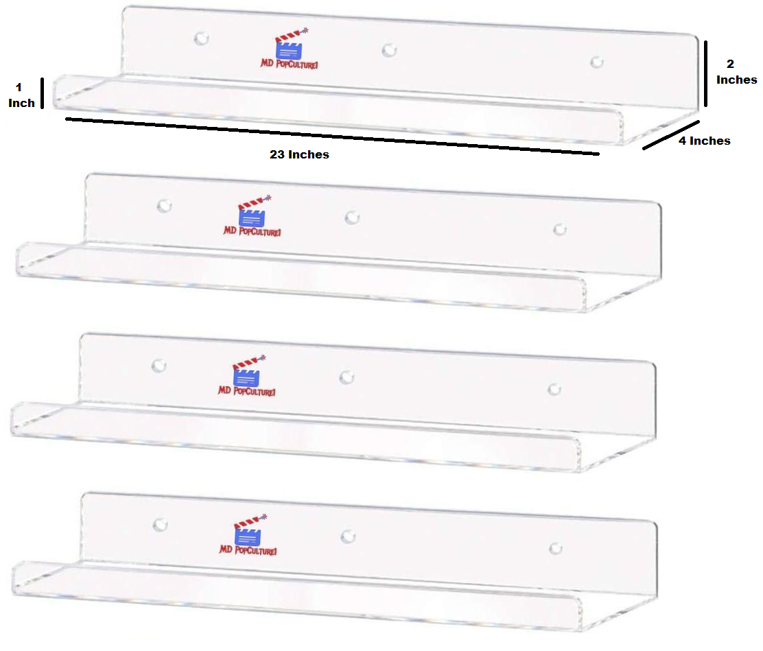 MD Elite Funko Pop Display Shelving (Box Of 4)