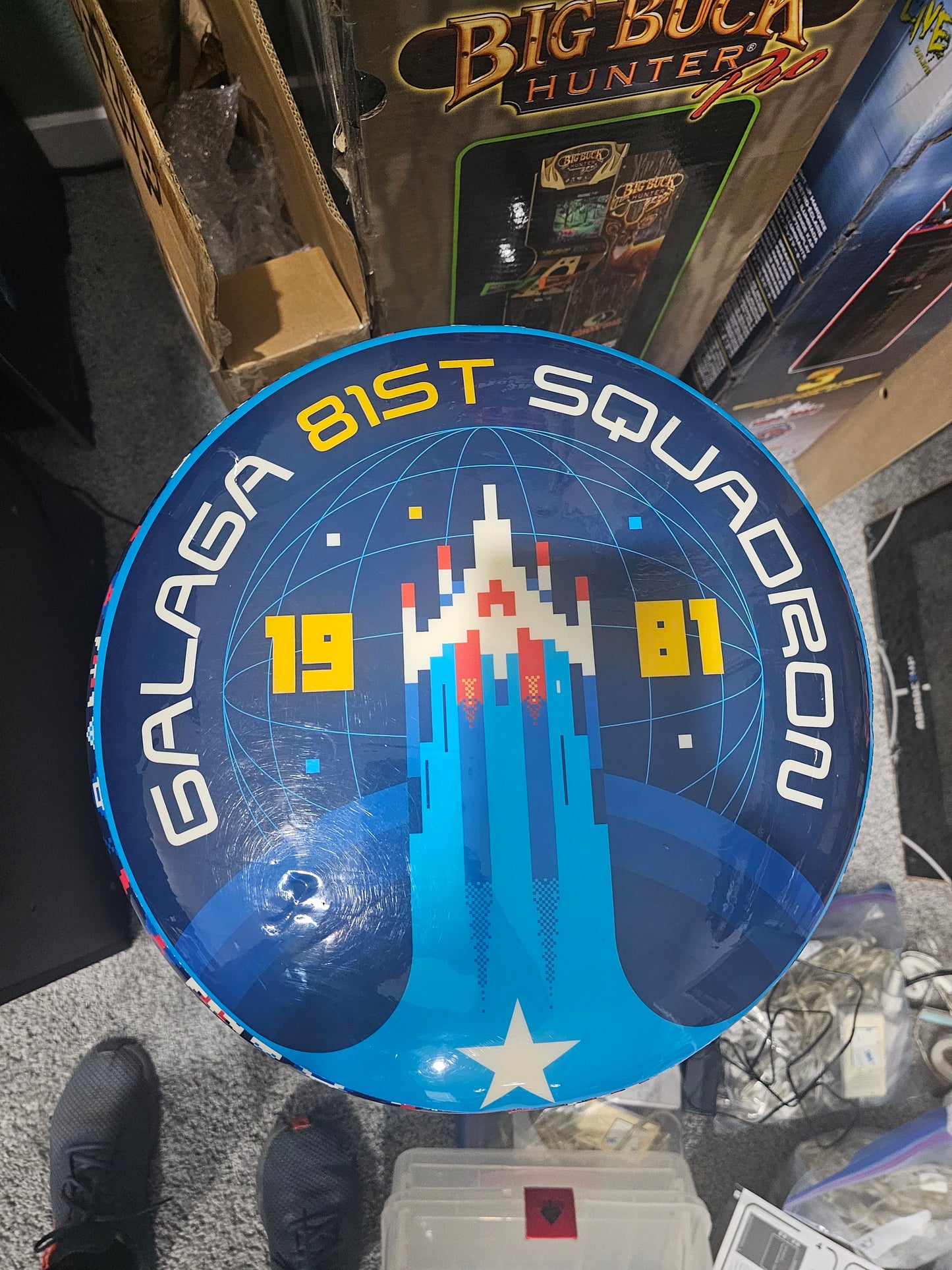Galaga w/ Riser and Stool by Arcade1Up